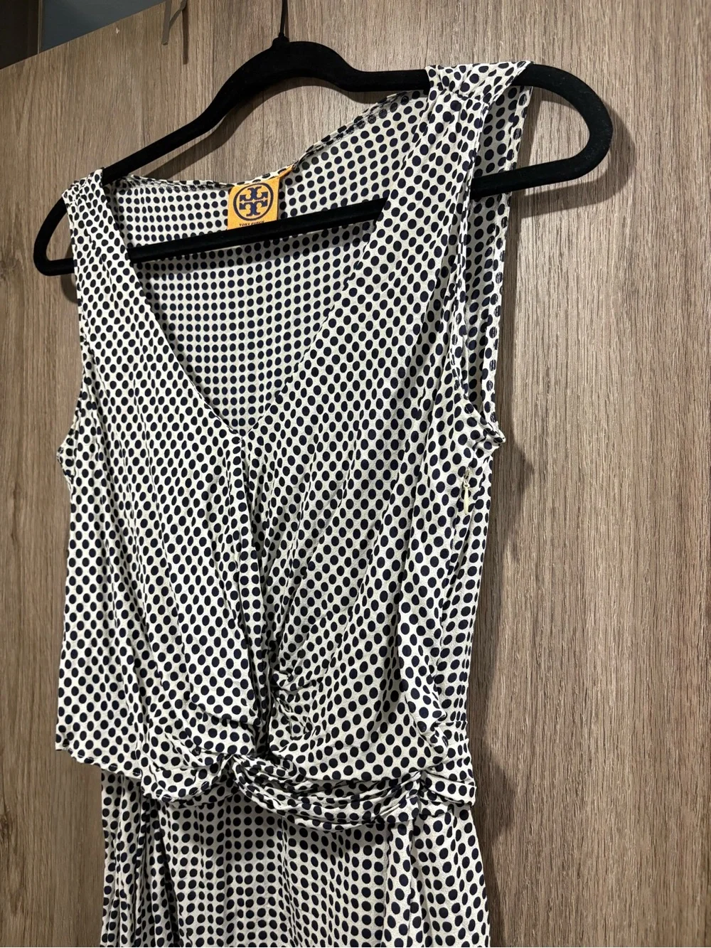 Tory Burch Polka Dot Silk Blouse Top